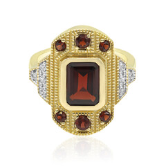 Zilveren ring met een Mozambique granaat