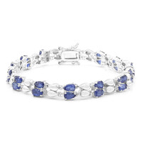 Zilveren armband met kyanieten