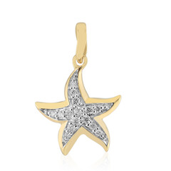 Gouden hanger met een VVS1 Diamant (G)