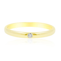 Gouden ring met een Loepzuivere (F) Diamant (LUCENT DIAMONDS)