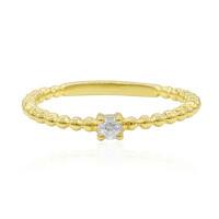 Gouden ring met een zirkoon