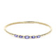 Gouden armband met een AAA tanzaniet (CIRARI)