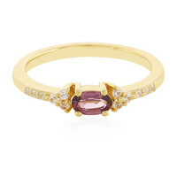 Zilveren ring met een lavendel spinel