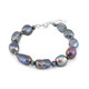 Zilveren armband met Mystieke zoetwater kweekparels (TPC)