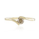 Gouden ring met een SI2 Champagne Diamant
