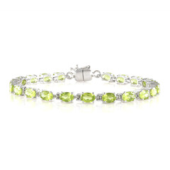 Zilveren armband met peridoots