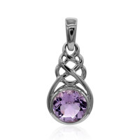 Zilveren hanger met een lavendel amethist