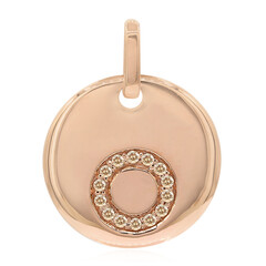 Gouden hanger met SI Rose de France Diamanten