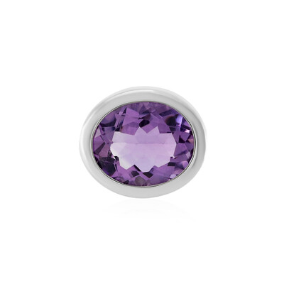 Zilveren hanger met een lavendel amethist (MONOSONO COLLECTION)