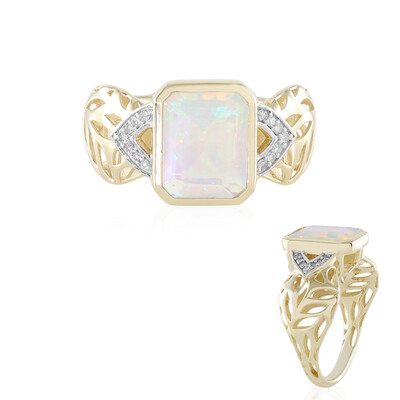 Gouden ring met een AAA Welo-opaal (Ornaments by de Melo)
