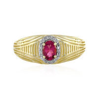 Gouden ring met een roze toermalijn (Ornaments by de Melo)