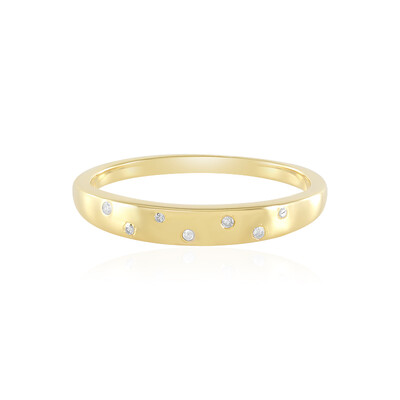 Zilveren ring met I2 (I) Diamanten