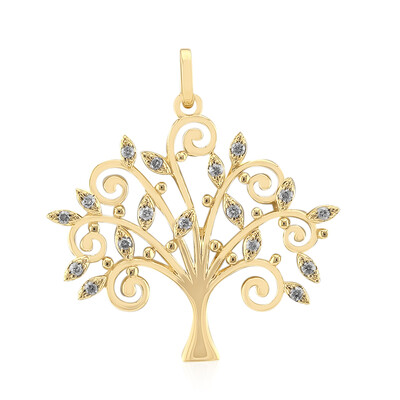 Gouden hanger met Diamanten SI1 (G) (Annette)