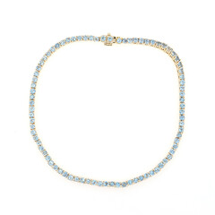 Gouden armband met Santa Maria-aquamarijnstenen