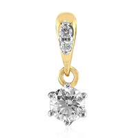 Gouden hanger met een IF Diamant (D)