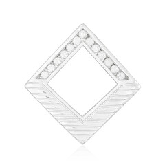 Zilveren hanger met zirkonen