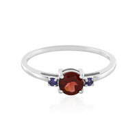 Zilveren ring met een Mozambique granaat