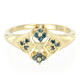 Zilveren ring met Fancy diamanten