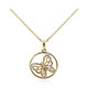 Gouden halsketting met I1 (H) Diamanten (Smithsonian)