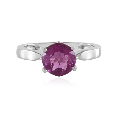 Zilveren ring met een Roze Fluoriet