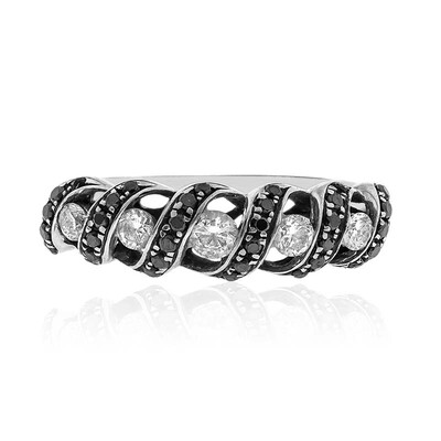 Gouden ring met SI1 (H) Diamanten
