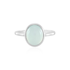 Zilveren ring met een Aqua Chalcedoon