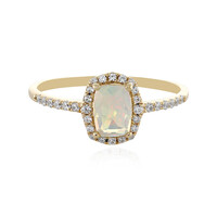 Gouden ring met een Welo-opaal