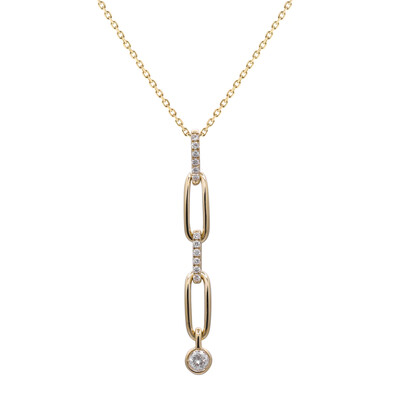 Gouden halsketting met een I1 (H) Diamant (CIRARI)