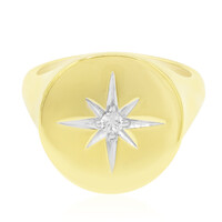 Zilveren ring met een zirkoon