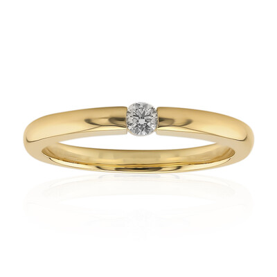 Gouden ring met een SI2 (H) Diamant