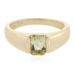 Gouden ring met een munt kunziet