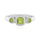 Zilveren ring met een peridoot
