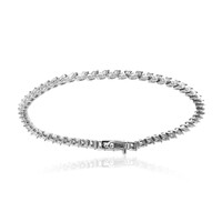 Zilveren armband met zirkonen