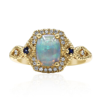 Gouden ring met een AAA Welo-opaal (CIRARI)