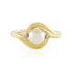 Zilveren ring met een Witte zoetwater kweekparel