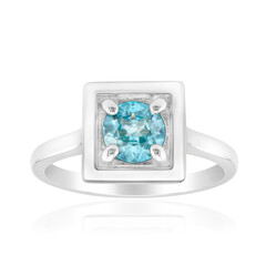 Zilveren ring met een Ratanakiri zirkoon