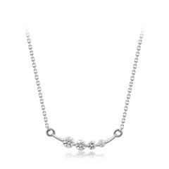 Gouden halsketting met I1 (H) Diamanten (CIRARI)
