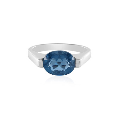 Zilveren ring met een kleurwissel fluoriet