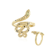 Zilveren ring met een peridoot
