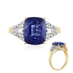 Gouden ring met een kyaniet (D'vyere)