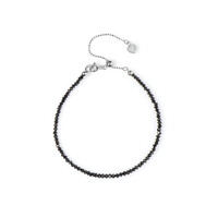 Zilveren armband met zwarte diamanten (Adela Silber)