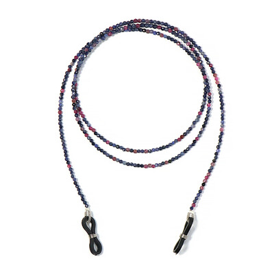 Zilveren accessoire met blauwe saffieren