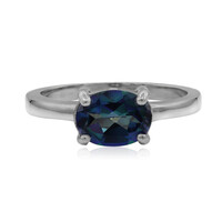 Zilveren ring met een Neptunus-topaas