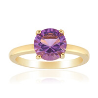 Zilveren ring met een amethist