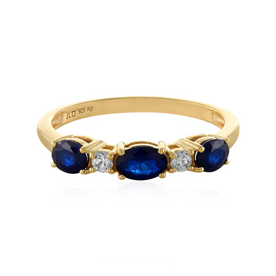 Zilveren ring met een Koningsblauwe Spinel