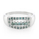 Zilveren herenring met Fancy diamanten