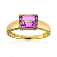 Gouden ring met een Roze diaspoor (AMAYANI)