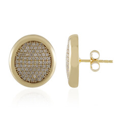 Gouden oorbellen met I1 (H) Diamanten (de Melo)