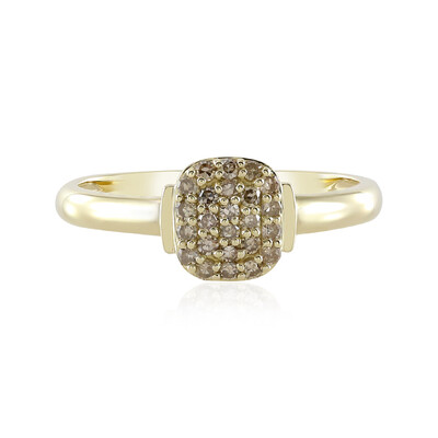 Gouden ring met I2 Champagne Diamanten (de Melo)