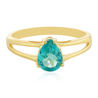 Zilveren ring met een Blauwe apatiet